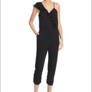 Parker Addison Asymmetrical Jumpsuit New With Tags, Black, Size 18
